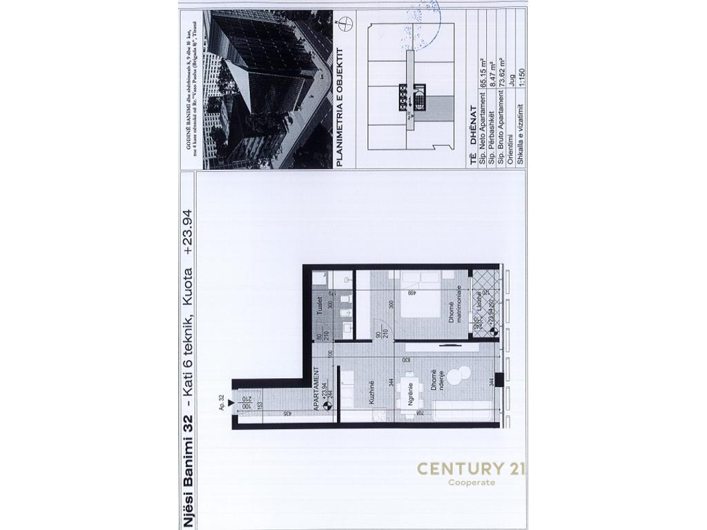 Apartment for sale 1+1 in the basement of the block
