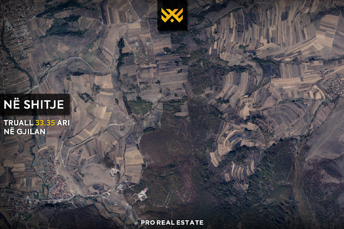 33.35 ari land for #sale in Gjilan.