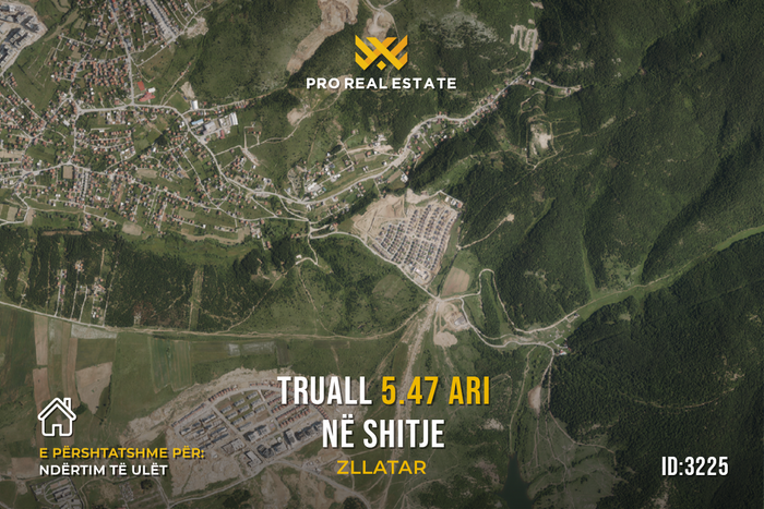 Terreno de 5,47 ari em venda em zllatar