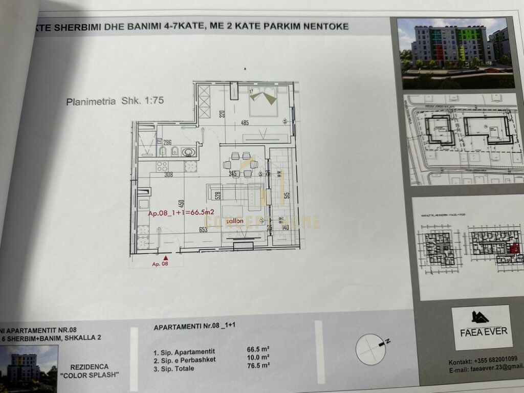 Appartement à vendre 1+1 à paskuqan (color splash residence) - 84 150 euros