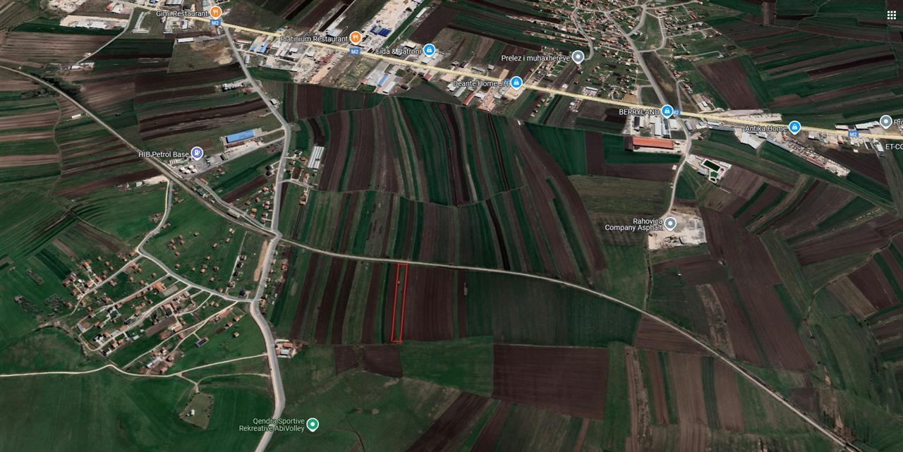 Vente de 29,57 ares de terrain à bablak, Ferizaj