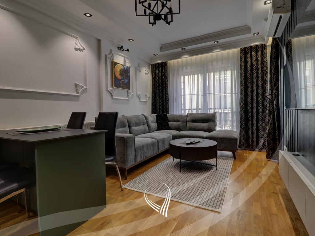 Banesë me 1 dhomë gjumi me qira në lagjen Aktash – Pika luxury (2)