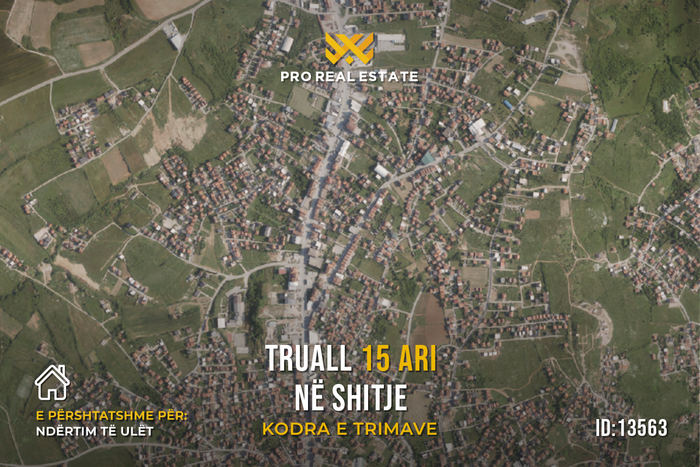 Terreno de 15 ari para venda em kodra e trimave