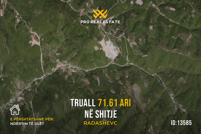 Terreno 71,61 ari à venda em radashevc