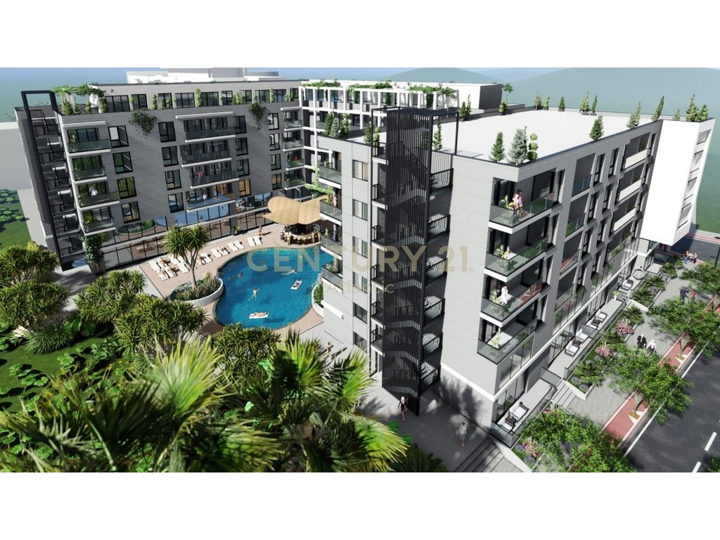 Shitet apartament 1+1 ne ndertim te ri, Mali i Robit-golem! ''Azure Coast'', residence ! Mundesi pagese me keste!