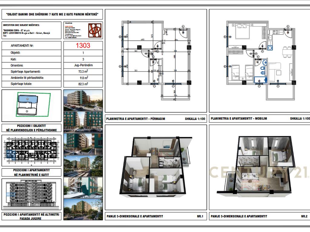 Appartamento 2+1 in vendita in vale verde residence, golem!
