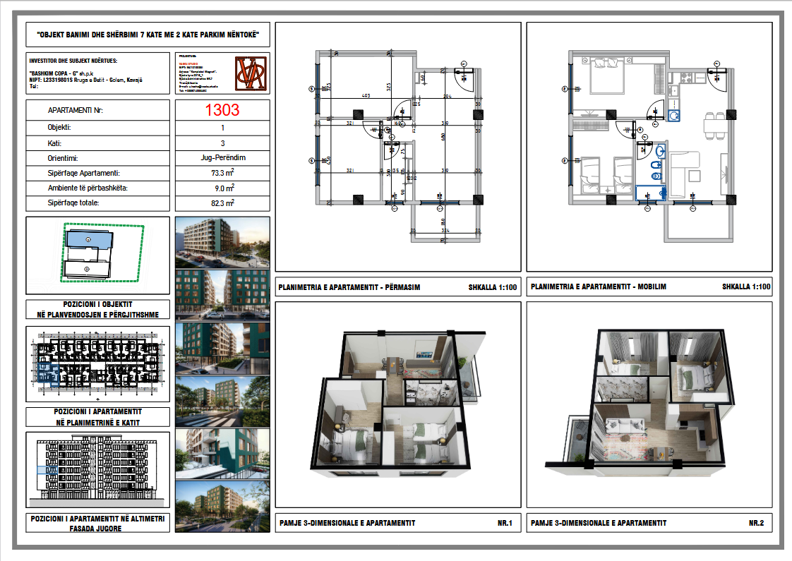 Appartamento 2+1 in vendita in vale verde residence, golem!