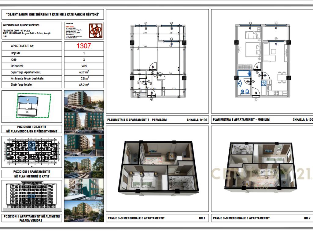 Apartment 1+1 zu verkauf in vale verde residence, golem!