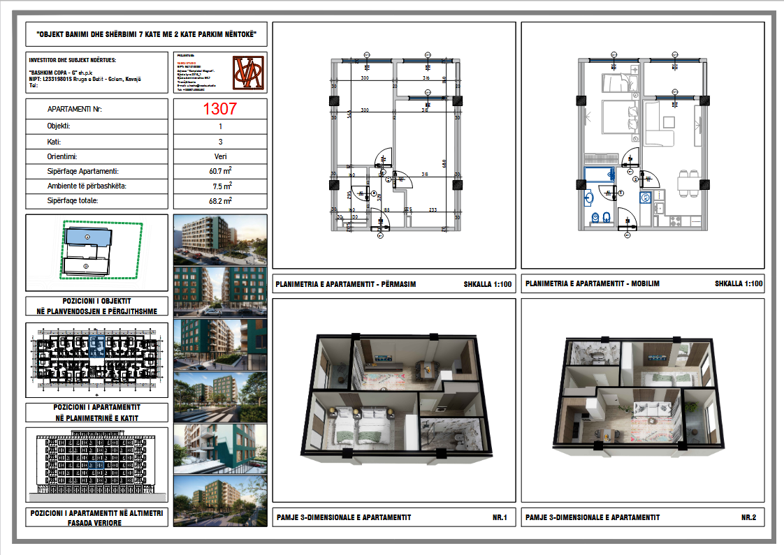 Apartment 1+1 zu verkauf in vale verde residence, golem!