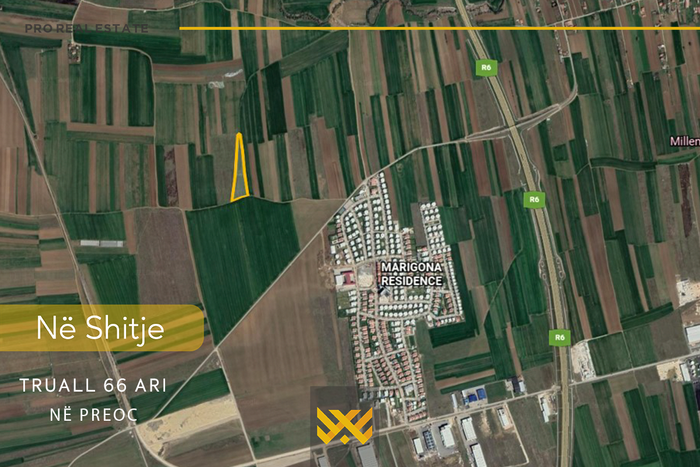 Terrain de 66 ari en vente à preoc