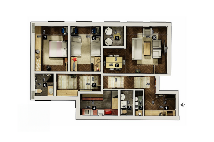 Apartment 102.9m² for #sale in Prishtina e Re.
