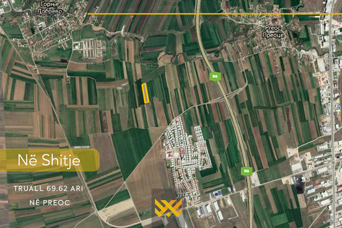 Terreno 69,62 ari à venda em preoc