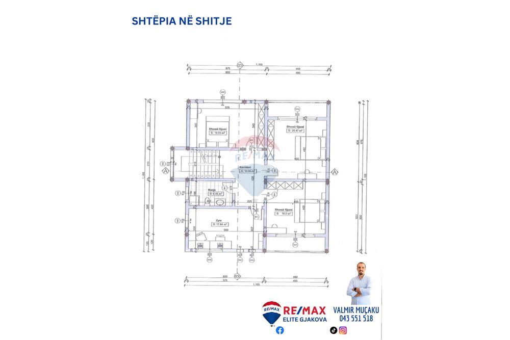 Casa en venta con una superficie total de 4.6 ari en la aldea de moglicë - Gjakovë. (2)
