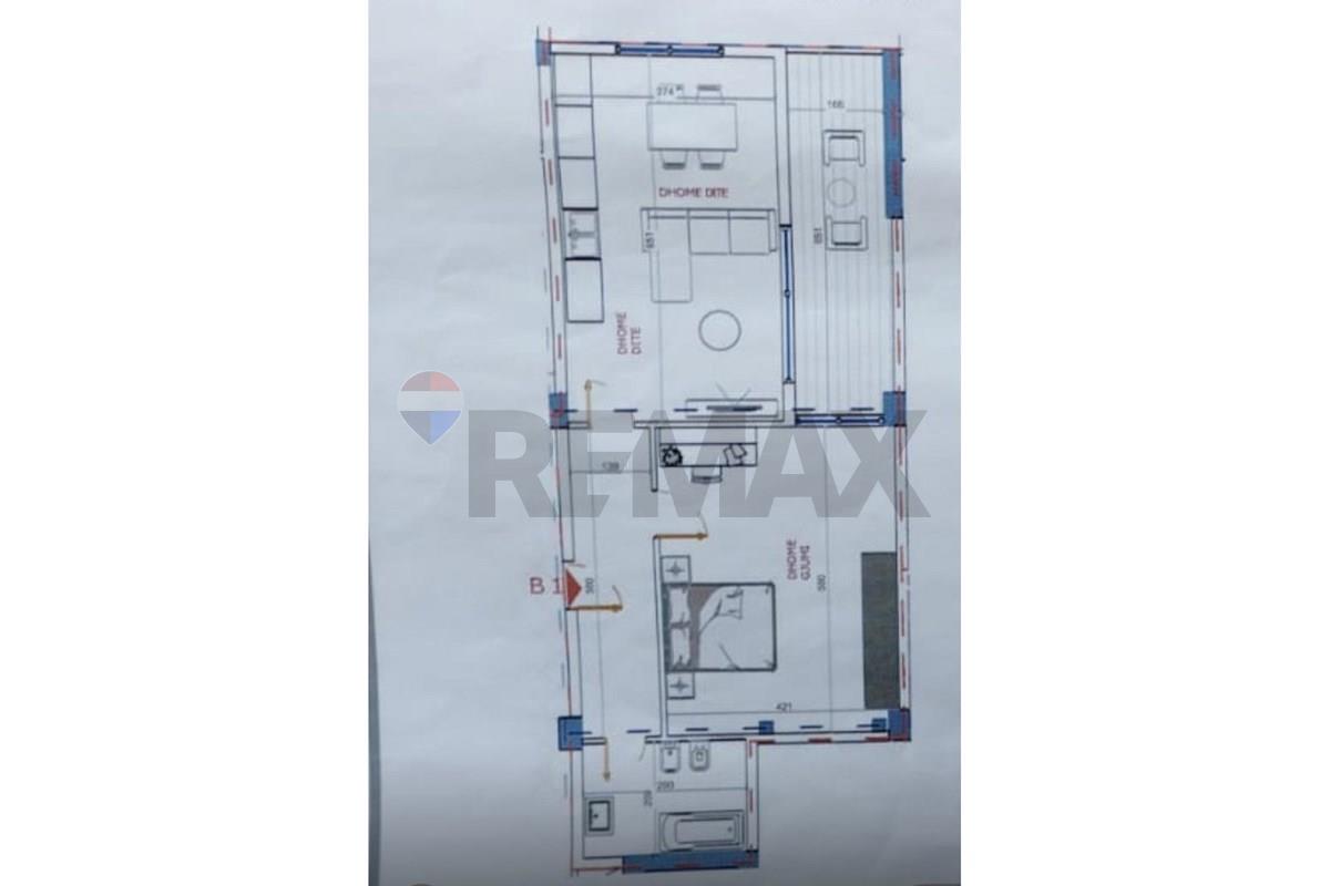 Shitet apartament 1+1 ne golem ,shum prane detit rreshti 3 (6)