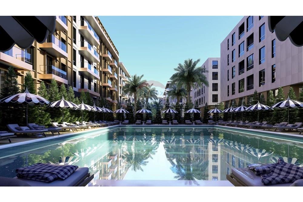 Apartamento 1+1 en venta en residenca palm paradise, qerret, a 300 metros del mar (2)