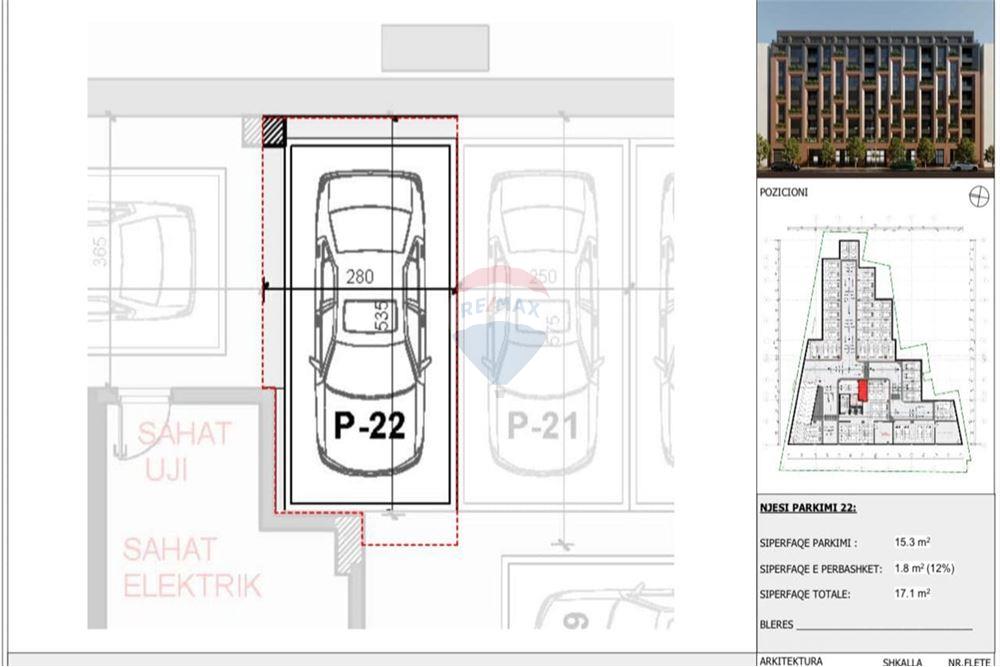 Plaza de parking en venta en la calle jordan misja en globe residence 3x