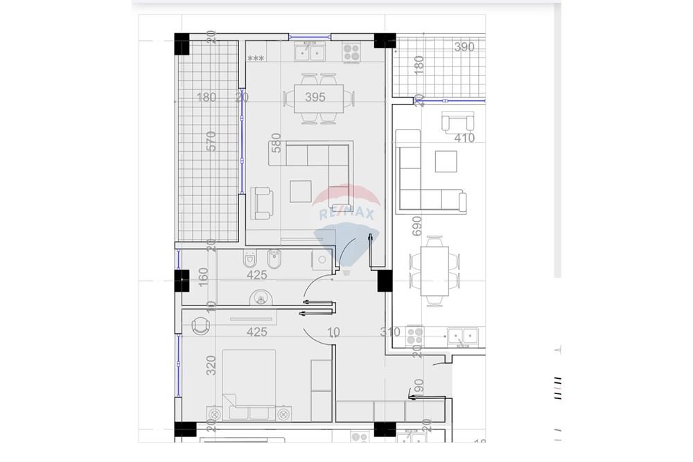 Apartment zum verkauf 1+1, mit einer fläche von 80,77 quadratmetern in paskuqan, in der nähe des bulevardi i ri!