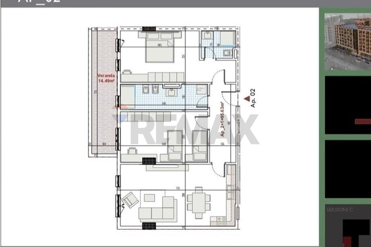 2+1 apartment for sale at residenca ringside paskuqan (2)