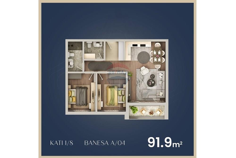 Apartamento à venda dardani, Prizren! O apartamento tem 91,9 m² e é de construção nova. (2)